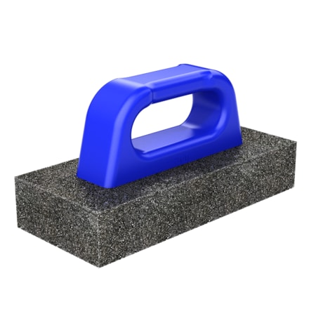 Bon Tool Rub Brick, No Flute 8" X 3 1/2" X 3/4", 20 Grit Pl Handle 12-281